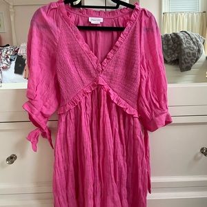 LOVERS+ FRIENDS, mini pink dress